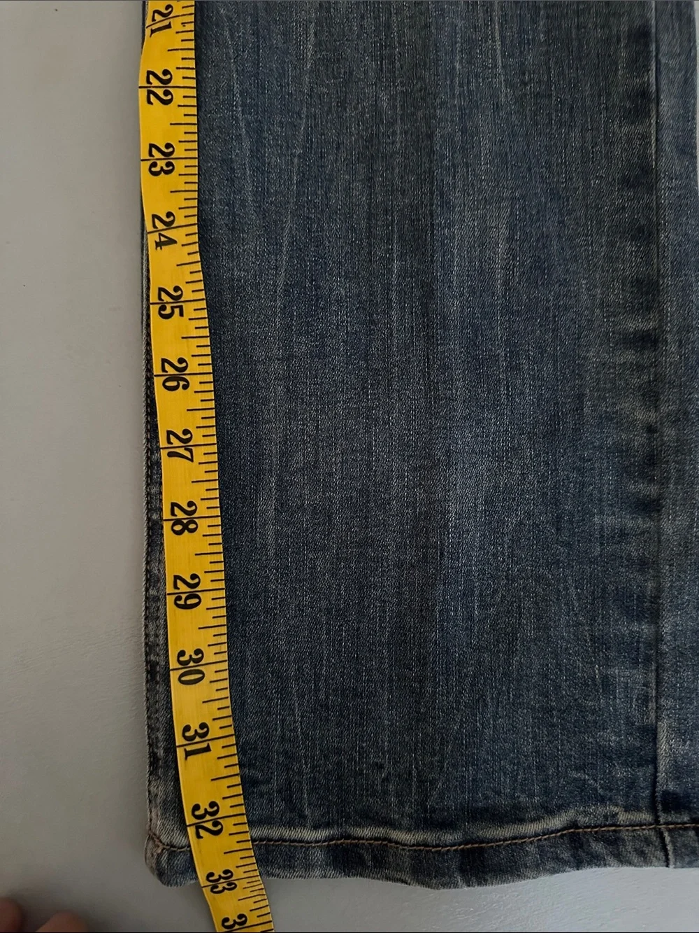 long tall sally High Rise Straight Leg Jeans Medium Wash 33” Women’s 12